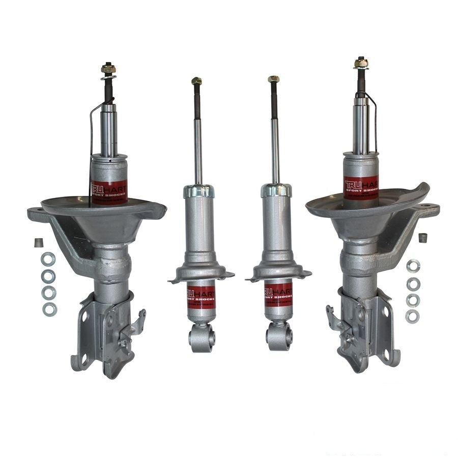 TruHart 2"F/2"R Lower Spring + Sport Strut Shock for Civic 01-05 Si EP3 02-05