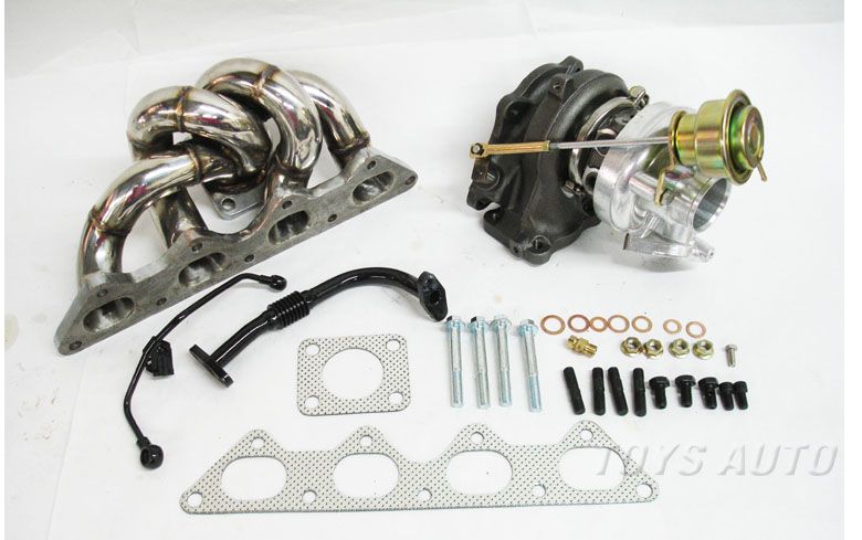 Rev9 - DSM TD05 16G Turbo SS Manifold for Talon TSi Eclipse GSX GST 4G63 +350hp