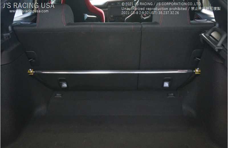 J'S RACING Civic FK8 TYPE-R Rear Strut Bar