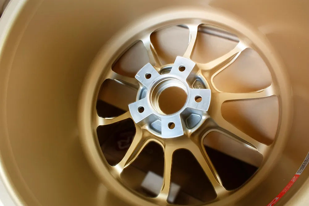 Rays ZE40 *Gold* Wheels 18x10 +35 18x12 +20 5x114 Drag for GTR R35 09-21