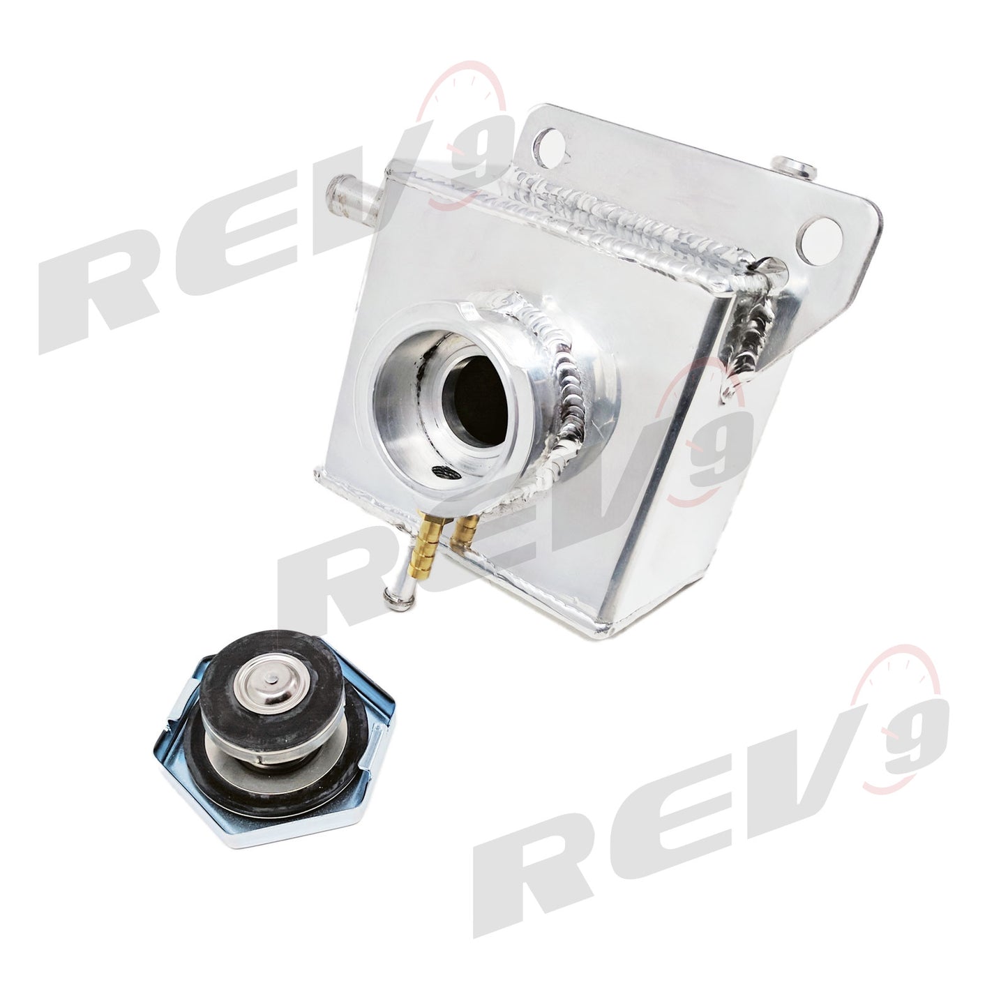 Rev9 Aluminum Coolant Overflow Tank *Small* for WRX STi 02-07 Forester XT 04-08