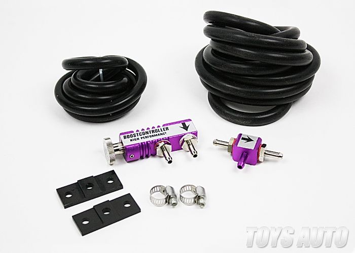 Rev9 1-30psi Manual Turbo Charger Boost Controller Control Purple w/ Vacuum hose