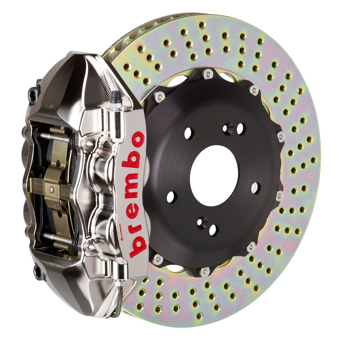 Brembo Rear GT Big Brake BBK 4piston GT-R 345x28 Drill BMW 135i E81 E82 08-13
