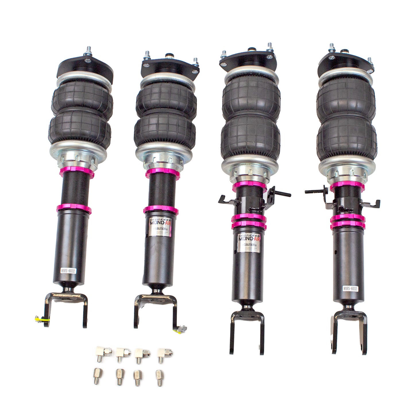 Godspeed Infiniti Q50 Sedan RWD (V37) 2017-21 Mono-Air Strut Lowering Kits (Front Fork Type)