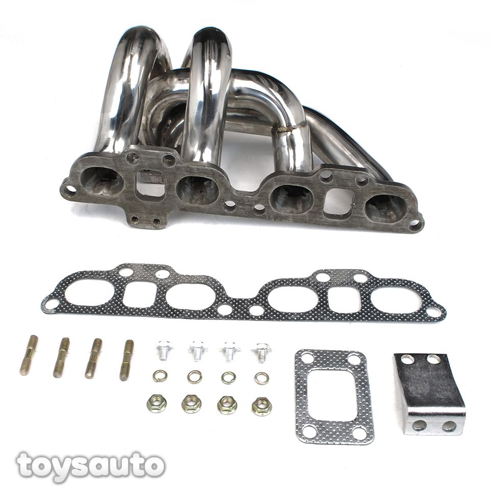 Rev9 Bottom Mount Stainless T25 T28 Turbo Manifold for S13 S14 S15 SR20 SR20det