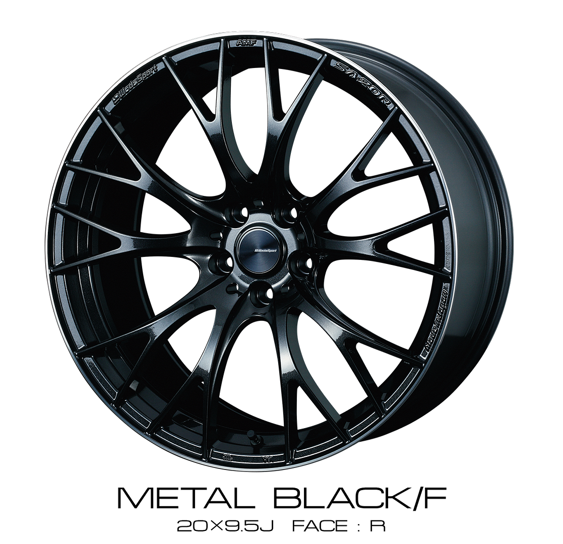 WedsSport Weds SA-20R 20x8.5 +38 5x114.3 Metal Silver Wheel