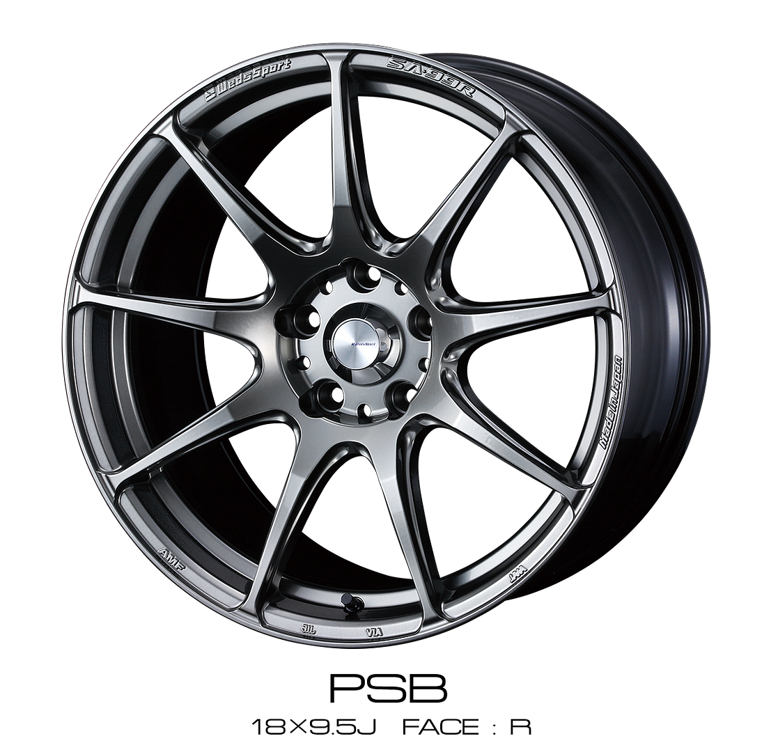 Weds WedsSport SA-99R 18x9.5 +38 5x114.3 PSB Wheel