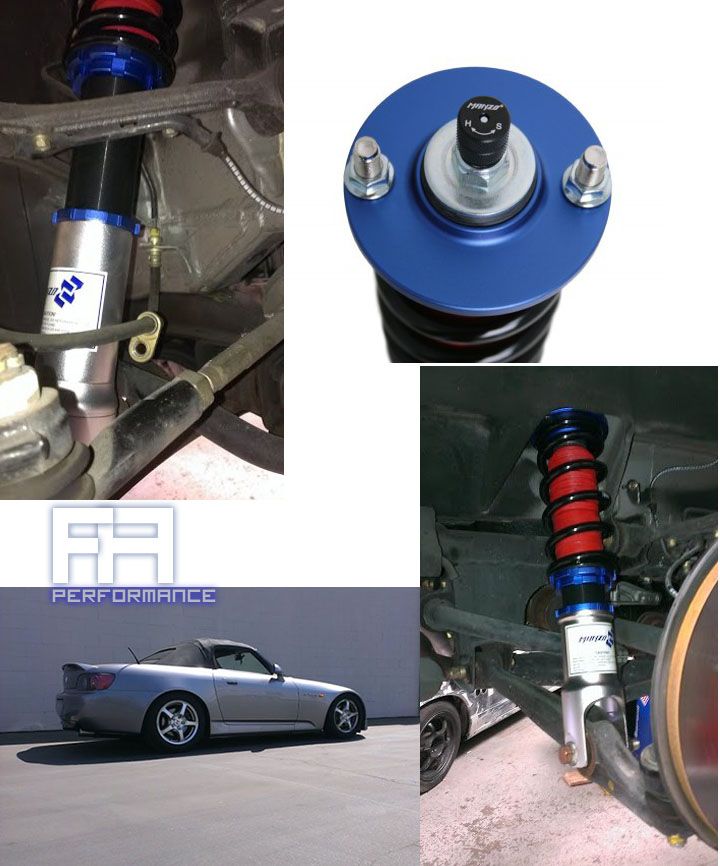 Manzo M600 Coilover Suspension Damper S2000 00-09 AP1 AP2 S2K F:10kg R:8kg 15way