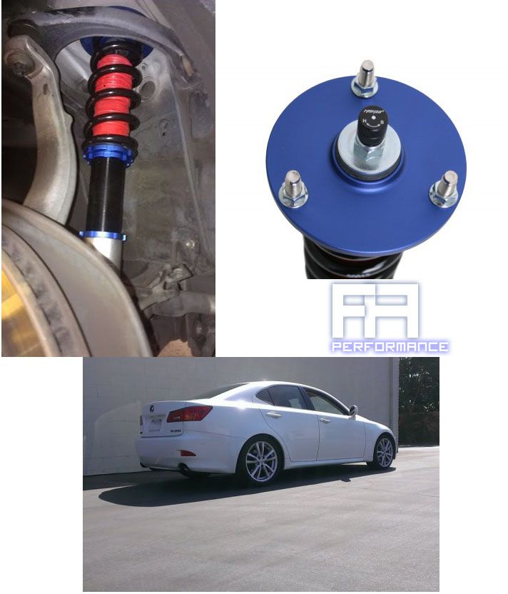 Manzo M600 Coilover Suspension Damper IS250 IS350 GSE20 GSE21 06-13 RWD 12/8kg