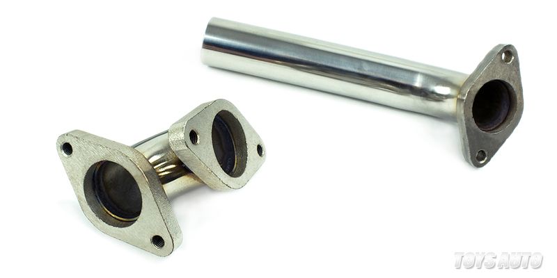 Rev9 2pc Stainless Dump Tube + Elbow Pipe 35mm 38mm Wastegate Actuator Turbo