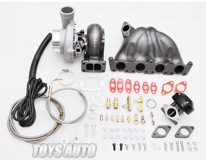 Rev9 - GT35 AR70 .63 Top Turbo Manifold for Passat A4 B5 B6 1.8T Longitudinal