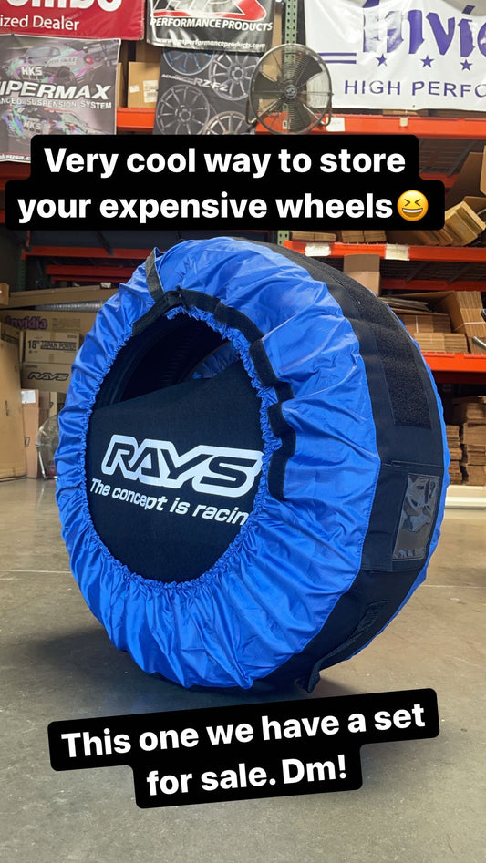 Rays Volk Racing Accessories: Wheel/Tire Storage Cover - Box Opening!