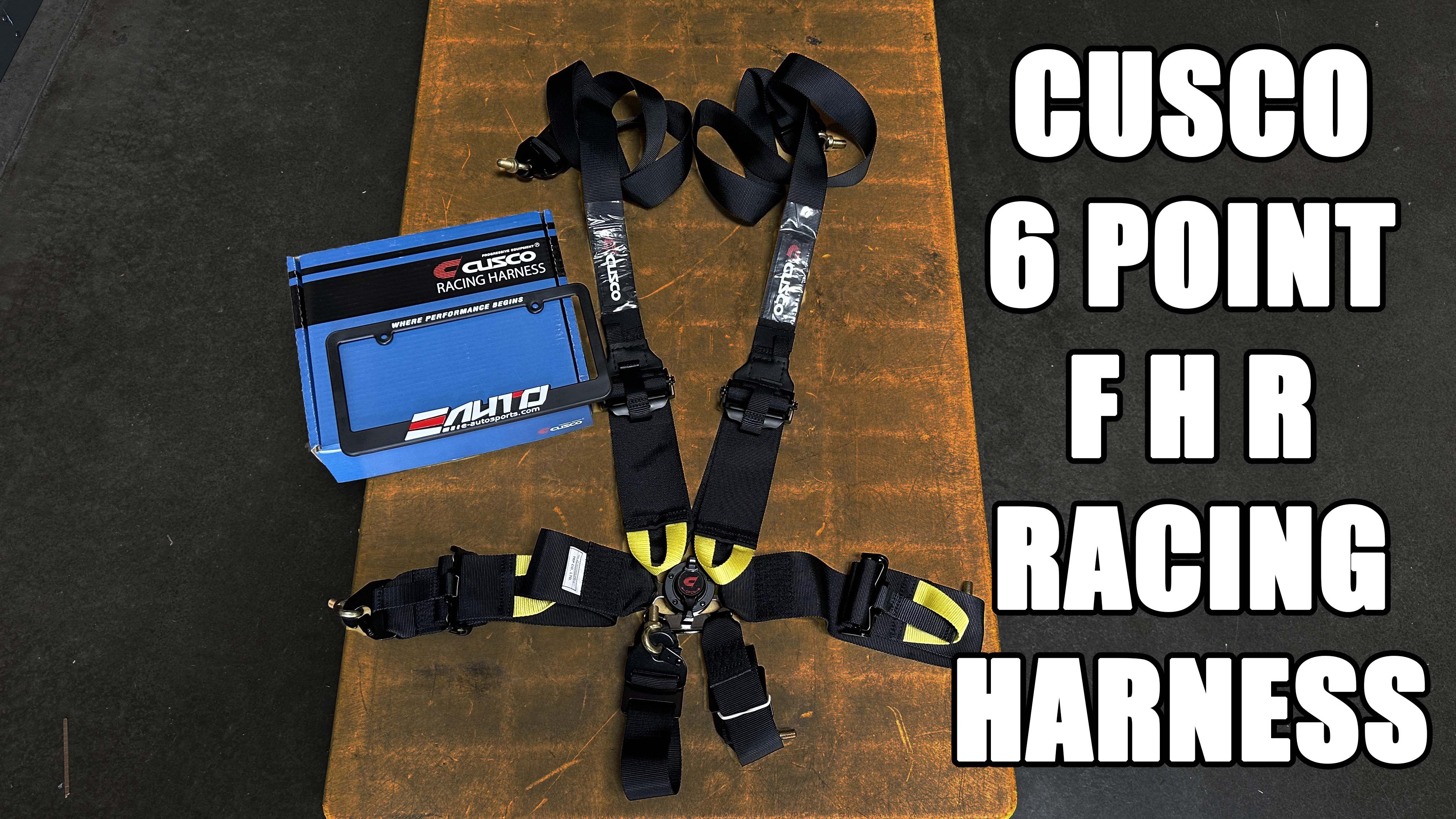 Cusco 6 Point Racing Safety Harness! What Is FHR? Box Opening! – E Auto ...