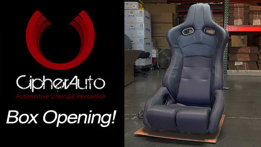 Ever heard of Cipher Auto Reclining Racing Seats? Here's a box opening video!
