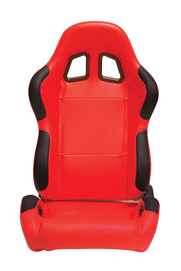 CPA1025 Red Leatherette Racing Seats (Sold in Pairs)