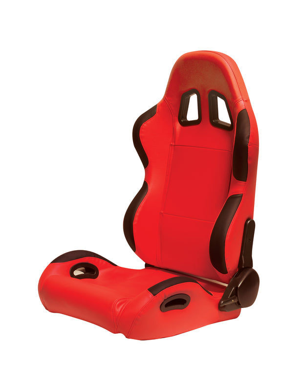 CPA1025 Red Leatherette Racing Seats (Sold in Pairs)