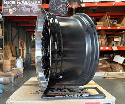 Rays OffRoad Forged 07X Black/Rim DC Wheel 18" 18x9 +0 6x139.7, Set 4, 21.8lbs