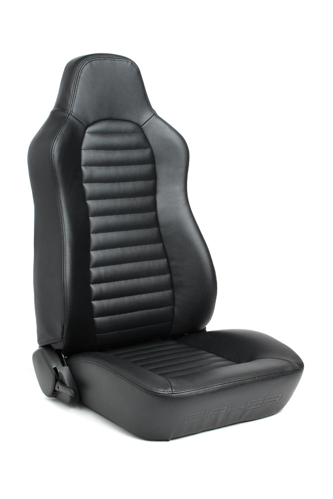 CPA3001 Black Leatherette Universal Suspension / Jeep Seats - Pair