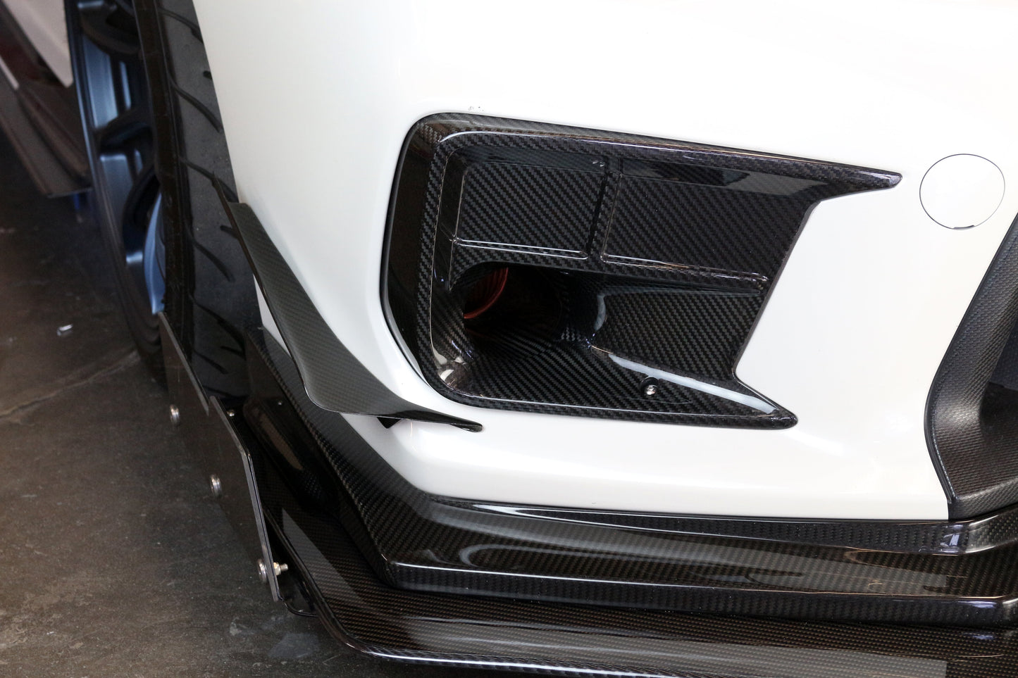 APR Performance  Subaru WRX STI Carbon Fiber Front Bumper Bottom Canards 2018-2021