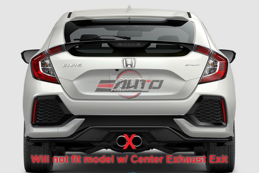 INVIDIA N1 Titanium Tip Catback Exhaust for Civic *1.5T Sedan Hatchback 16-21