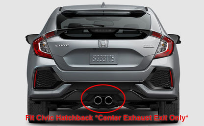INVIDIA Q300 Burnt Tip Catback Exhaust for Civic 17-21 1.5T Sport Hatchback FK7
