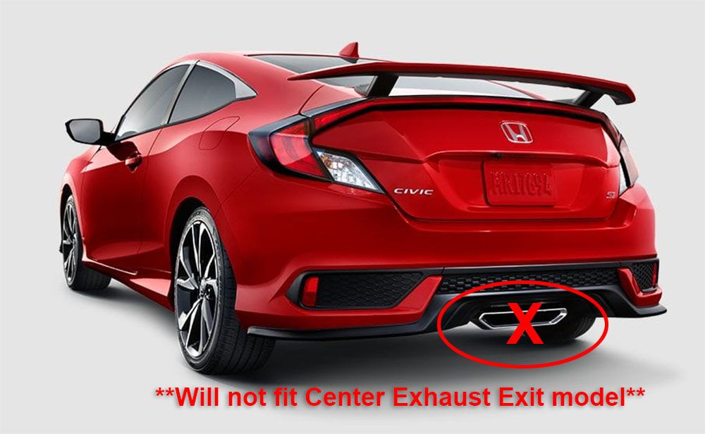 INVIDIA N1 Titanium Burnt Tip Catback Exhaust for Civic 16-20 *Coupe 1.5T Turbo*