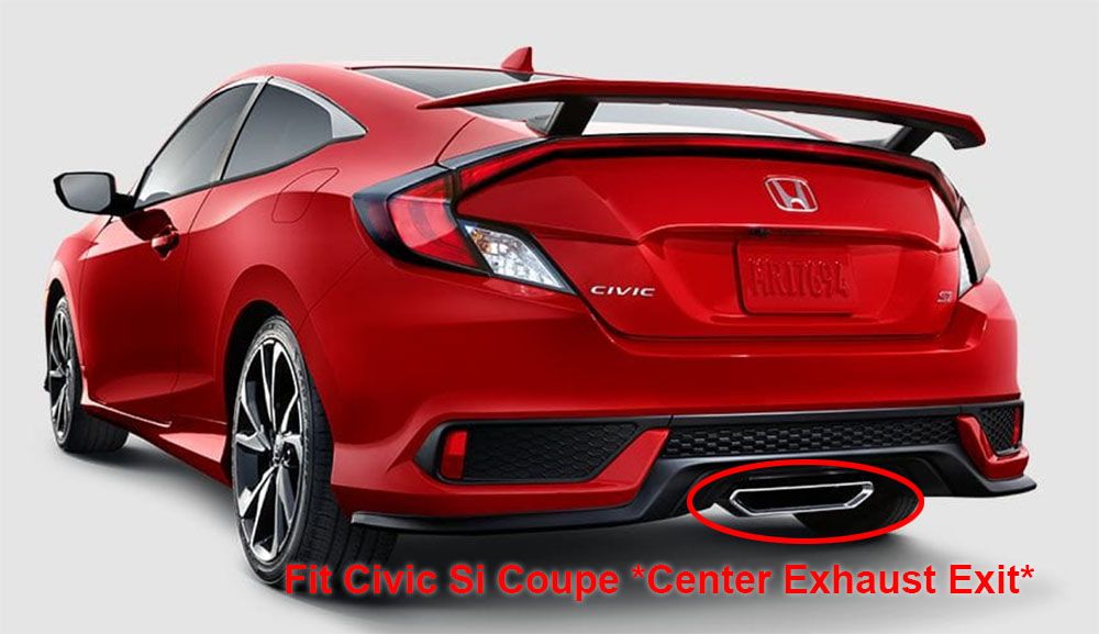 INVIDIA GEMINI R400 Titanium Burnt Tip Catback Exhaust for *Si Coupe Civic 17-20