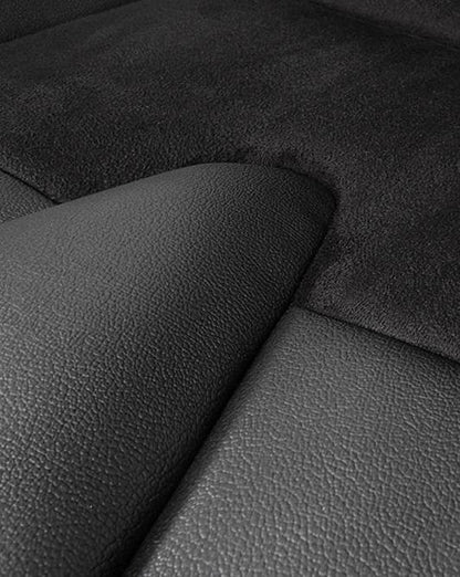 CPA2009 AR-9 Revo Racing Seats Black Suede & Fabric w/ Carbon Fiber Poly Backing - Pair (NEW!)