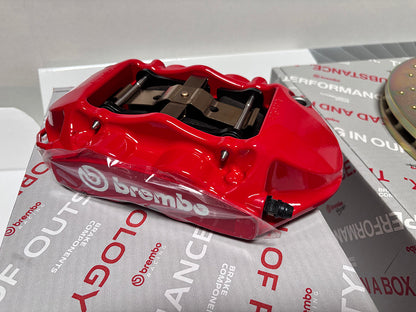 Brembo Front GT Brake 4Pot Caliper 323x28 Drill Disc 911 SC Carrera 66-89