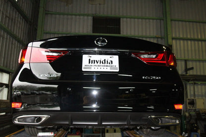 INVIDIA Q300 60mm Dual Axle Back Axleback Exhaust for Lexus GS350 RWD AWD 13-20