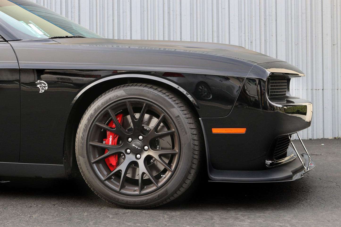 APR Performance  Dodge Challenger Hellcat Front Wind Splitter 2015 - 2023