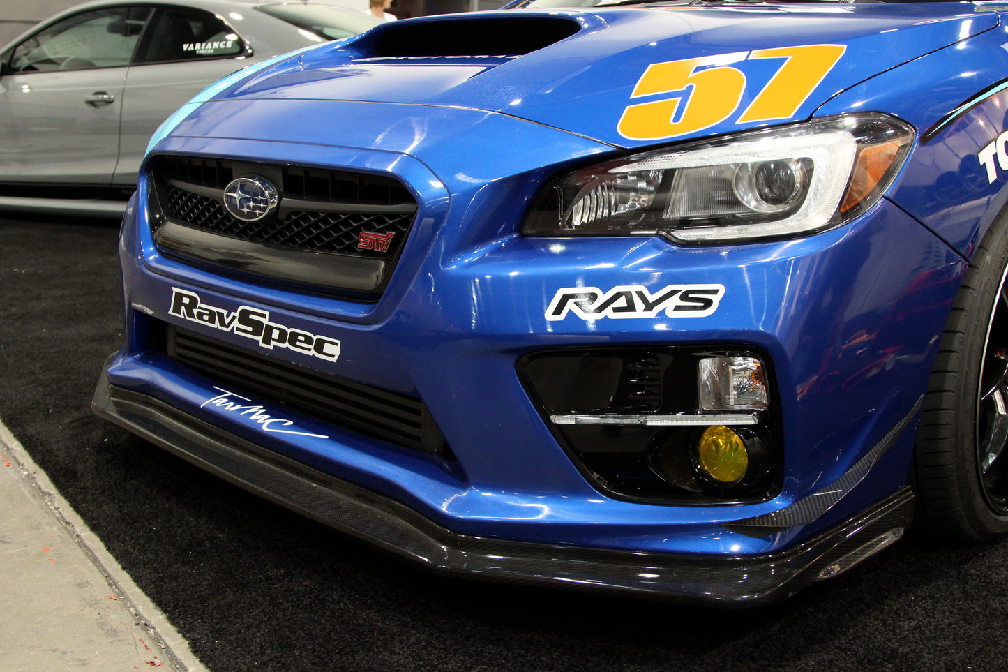 APR Performance  Subaru WRX STI Carbon Fiber Front Bumper Bottom Canards 2015-2017