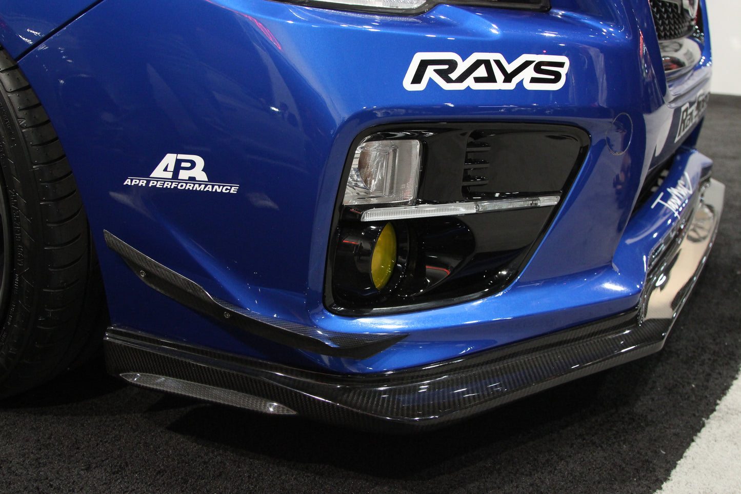 APR Performance  Subaru WRX STI Carbon Fiber Front Bumper Bottom Canards 2015-2017