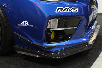 APR Performance  Subaru WRX STI Carbon Fiber Front Bumper Bottom Canards 2015-2017