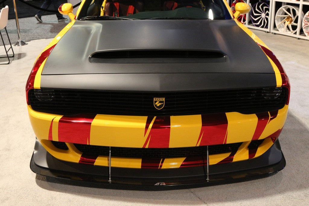 APR Performance  Dodge Challenger Demon/ Hellcat Widebody Front Wind Splitter 2018 - 2023