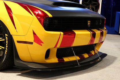 APR Performance  Dodge Challenger Demon/ Hellcat Widebody Front Wind Splitter 2018 - 2023