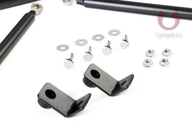 Cipher Racing Harness Bar Black Powder Coated (2010-2015 Chevy Camaro) Competition Series