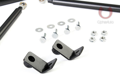 Cipher Racing Harness Bar Black Powder Coated (2010-2015 Chevy Camaro) Competition Series