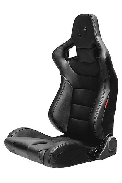 CPA2001 Euro Series All Black PU Leather with Carbon Fiber PU (Sold in Pairs)