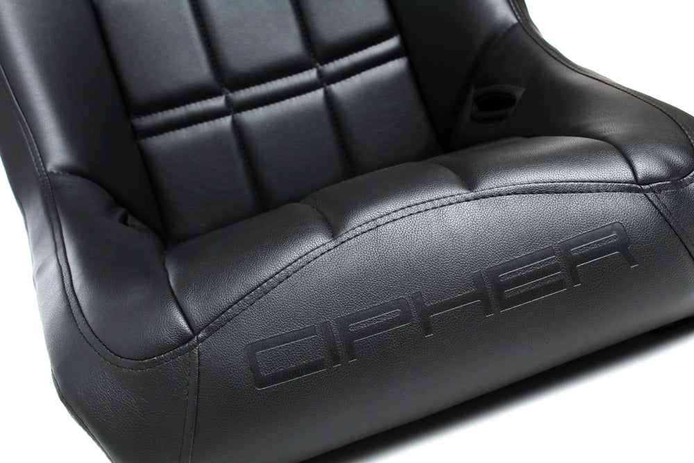 CPA3003 Black Leatherette Universal Fixed Bucket Suspension / Jeep Seats