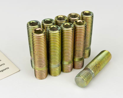 10x 44mm 12x1.5 Wheel Stud Conversion for BMW E34 E39 E60 E63 E38 E31 E85 E89