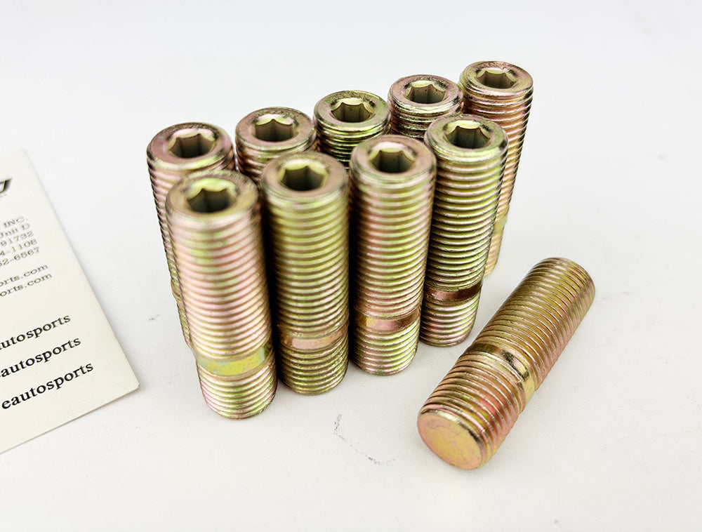 10x 45mm 14x1.5 to 14x1.5 Rim Wheel Conversion Converter Adapter Bolts Studs