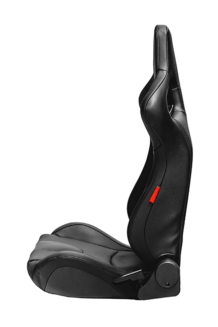 CPA2001 Euro Series All Black PU Leather with Carbon Fiber PU (Sold in Pairs)