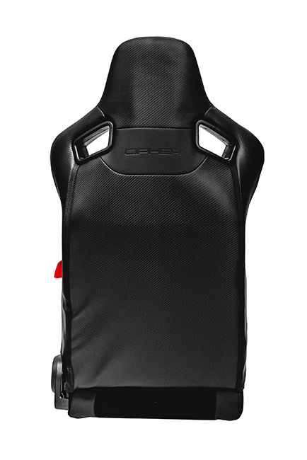 CPA2009 AR-9 Revo Racing Seats Black Suede & Fabric w/ Carbon Fiber Poly Backing - Pair (NEW!)
