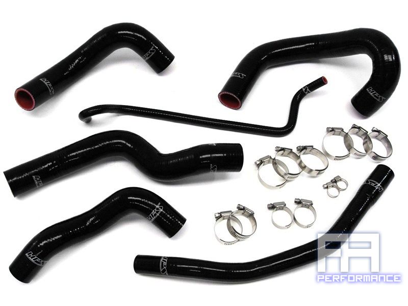 HPS Silicone Radiator Hose Kit for Mustang GT 4.6L Modular V8 05-06 Black