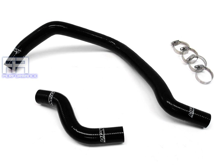 HPS Silicone Radiator Hose Kit for 92-00 Civic 93-97 Del Sol D15 D16 SOHC Black