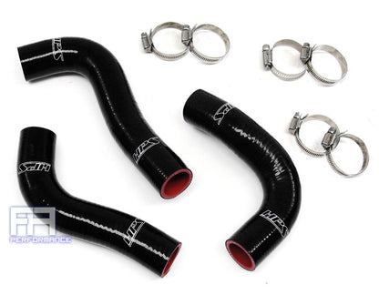 HPS Silicone Radiator + Heater Hose Kit for 94-97 Miata MX5 MX-5 1.8 1.8L Black