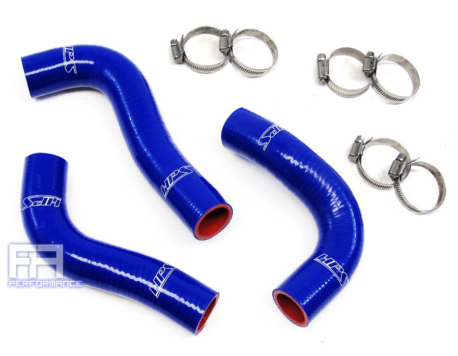 HPS Reinforced Silicone Radiator Hose Kit for 94-97 Miata MX5 MX-5 1.8L 1.8 Blue