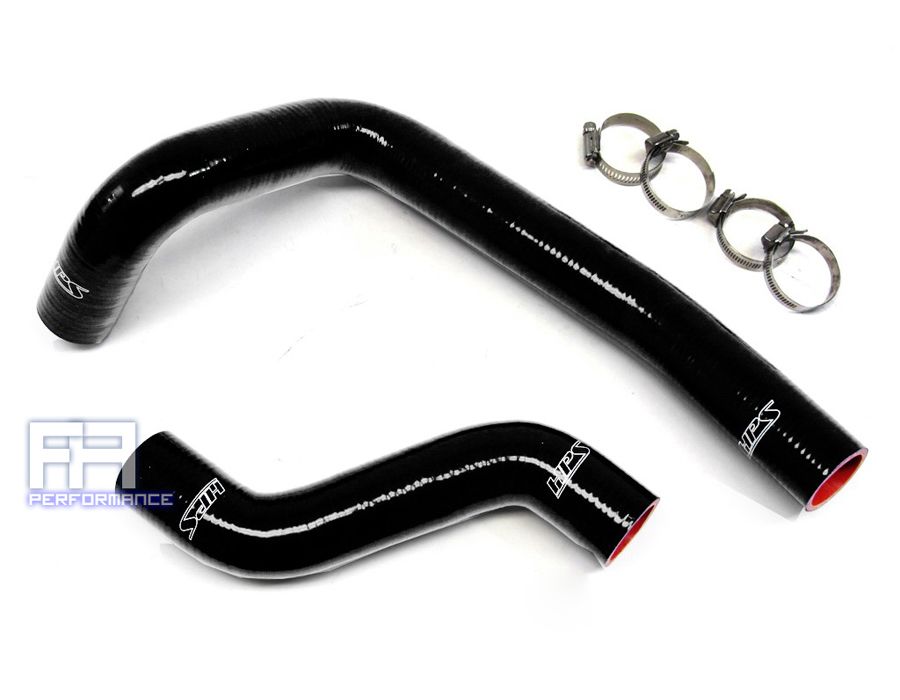 HPS Silicone Radiator Hose Kit for 93-97 Mazda RX-7 RX7 FD3S 1.3L 13B-REW Black