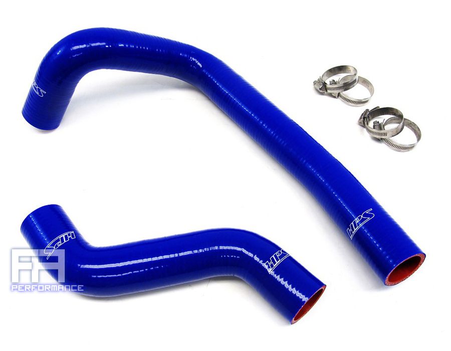 HPS Silicone Radiator Hose Kit for 93-97 Mazda RX-7 RX7 FD3S 1.3L 13B-REW Blue